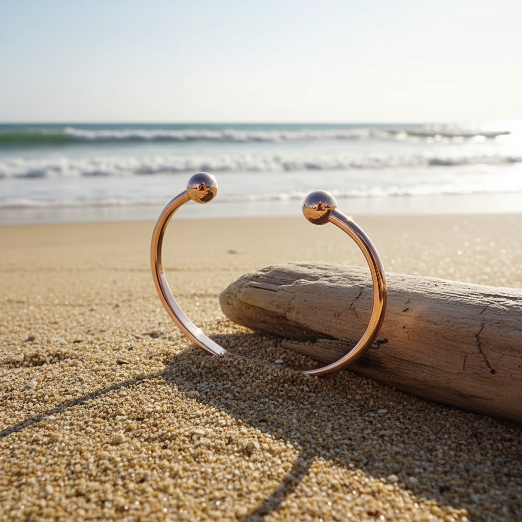 Women's Adjustable Copper Bracelet, Magnetic & Hypoallergenic